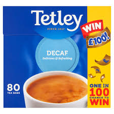 TETLEY TEA DECAF 250G