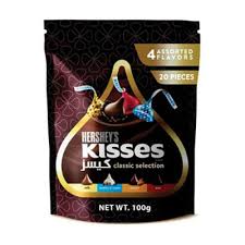 Hersheys Kisses Classic Selection Assorted Chocolate Bites 100gm