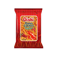 OISHI PRAWN CRACKERS 60G/2.12OZ SPICY