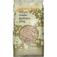 Infinity Foods Organic Jumbo Oat Flakes 500gm