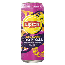 LIPTON TROPICAL ZERO SUGAR  (PASSIONFRUIT & MANGO) 320ML