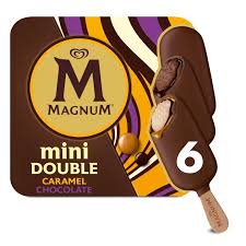 Magnum Mini Double Caramel & Chocolate Ice Cream Sticks 6X60ml