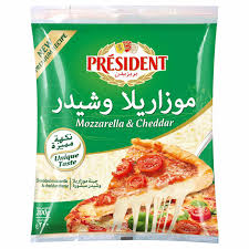President Mozeralla&cheddar Cheese 200gm