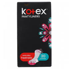 KOTEX EVERY DAY PANTY LINERS 20 PANTY LINERS
