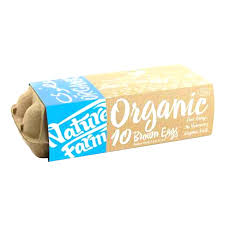 Nature Farm Organic Medium Brown Free Range Eggs 10's