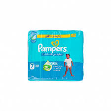 PAMPERS PANTS RASH PROTECTION NO7 15+ KG 30 DAIPERS