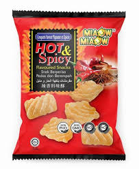 Miaow Miaow Hot & Spicy Cracker Snacks 50gm