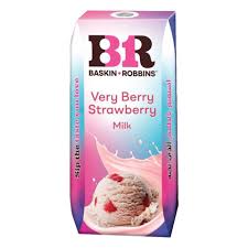BASKIN ROBBINS VERY BERRY STRAWBERRY MILK 180ML