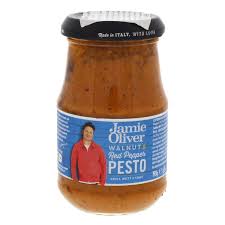 Jamie Oliver Walnut & Red Pepper Pesto Sauce 190gm