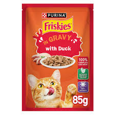 Purina Friskies Wet Cat Food With Duck In Gravy 85gm
