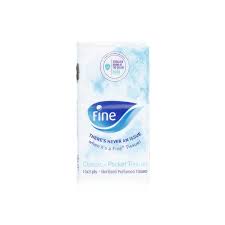 Fine Classic Sterilized Perfumed Pocket Tissues 3Ply