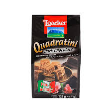 Loacker Quadratini Dark Chocolate 125gm