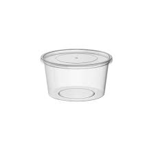 Hilal White Round 450ml Microwaveable Containers