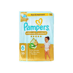 Pampers Ultimate Comfort No6 13+kg 36 Diapers