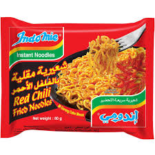 Indomie Instant Fried Noodles Red Chili Flavor 80g