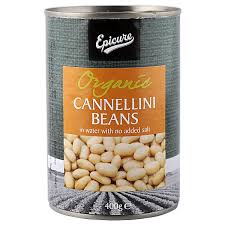 Epicure Organic Cannellini Beans In Water - No Added Salt 240 Gm