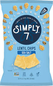 Simply7 Chips Lentil Sea Salt