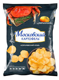 Russian Potato Premium King Crab Potato Chips - carcinogens free