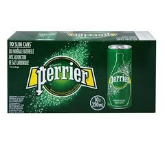 Perrier Natural Carbonated Mineral Water 250ml  X 10
