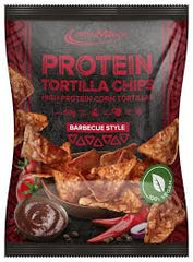 Ironmaxx Protein Bbq Style Tortilla Chips - Vegan, Low Sugar, Gluten Free 60Gr