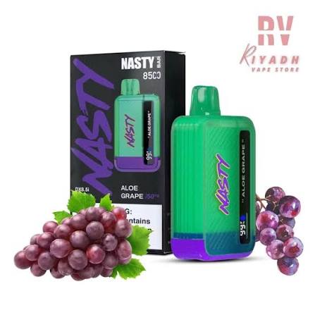 Nasty Aloe Grape 8500