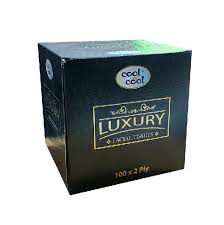 Cool & Cool Ultra Soft Luxury Facial Tissues ,100x2Ply