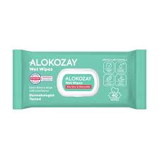 Alokozay Baby Wipes with Aloe Vera & Chamomile 40wipes