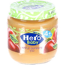 HB APPLE COMPOTE 125GM