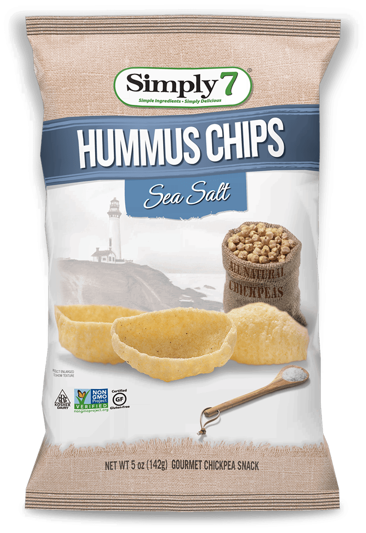 SIMPLY 7 HUMMUS CHIPS 130G