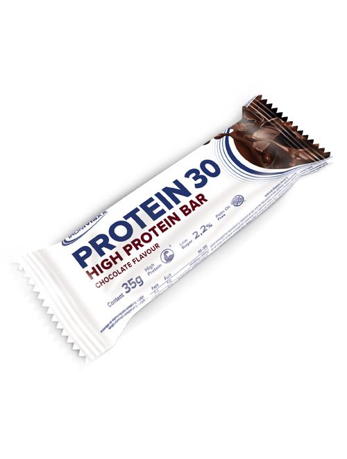 Ironmaxx 30g Protein Bar Chocolate Flavor - low sugar, palm oil free