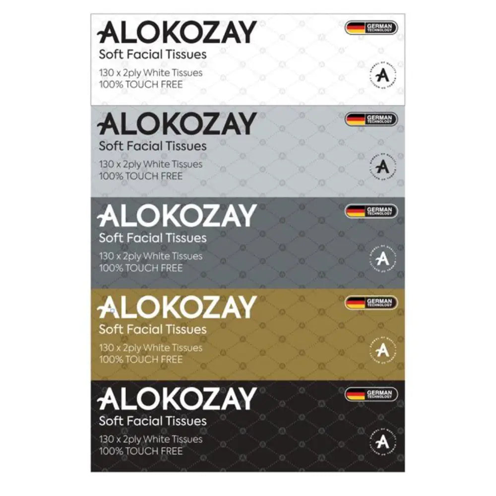 Alokozay Soft Facial Tissue 130X2Plyx5