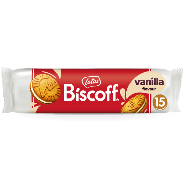 Lotus Speculoos Sandwich Biscuits Filled With Vanilla (15 Pieces) 150g