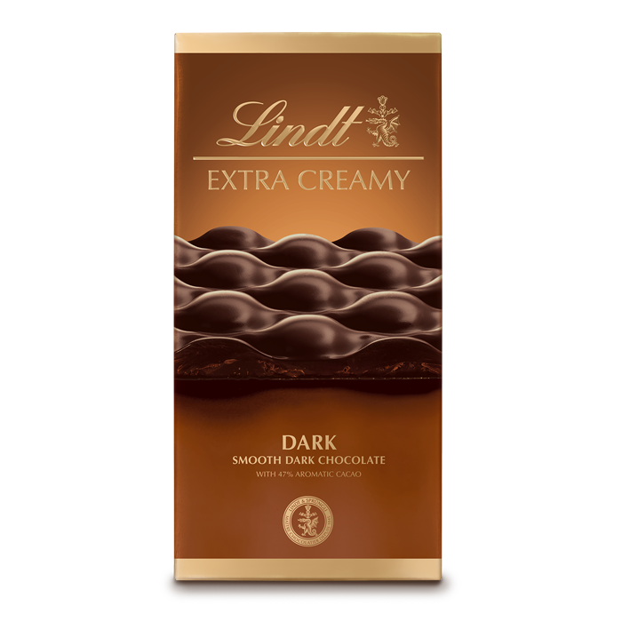 Lindt Extra Creamy Smooth Dark Chocolate Bar