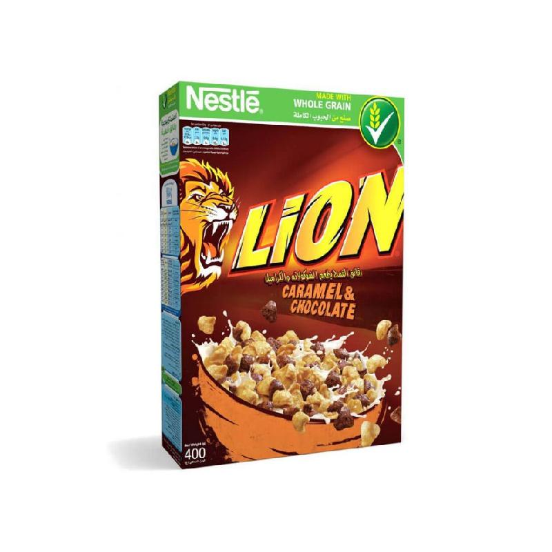 NESTLE LION CARAMEL& CHOCLATE400G