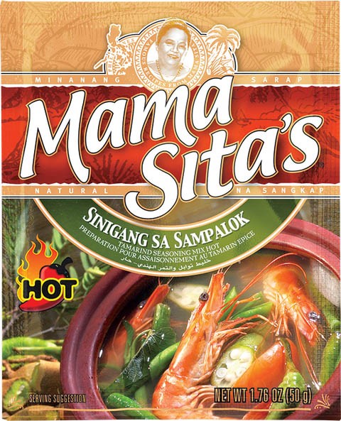 MAMA SITAS TAMARIND SEASONING MIX HOT 50GM
