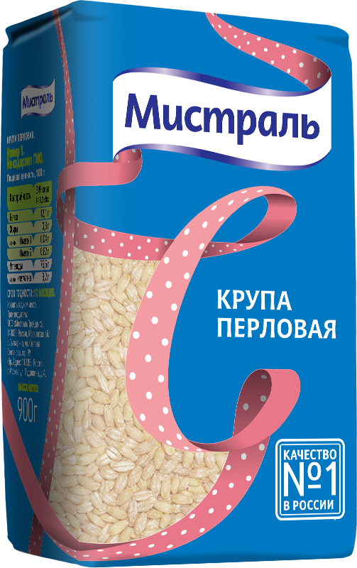 Mistral Pearl Barley - Gmo Free, 900g