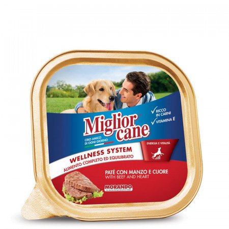 Miglior Cane Dog Wet Food With Beef & Heart 150gm