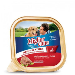 Miglior Cane Dog Wet Food With Beef & Heart 150gm