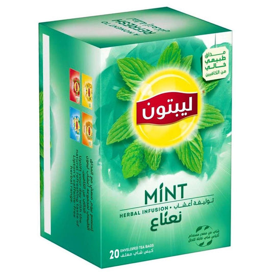 Lipton Herbal Infusion Mint Tea Bags 20Per Pack