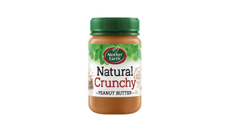 Mother Earth Natural Crunchy Peanut Butter 380g
