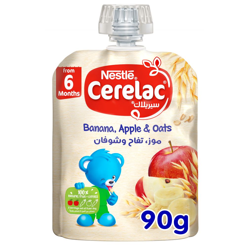 Nestle Cerelac Banana Apple&oats 90gm