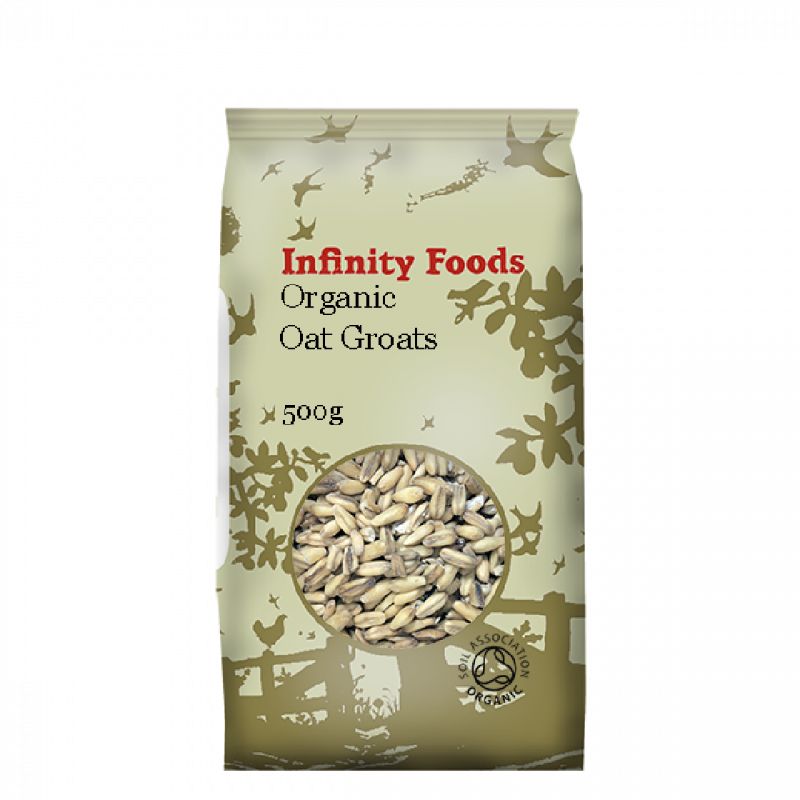 INFINITY FOODS ORGANIC OATS 500GM GLUTEN FREE