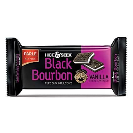 Hide&seek Black Bourbon Vanila 100g