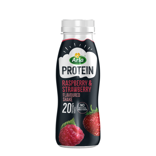 ARLA PROTEIN STRAWBERRY&RASPBERRY PROTEIN MILK  225ML