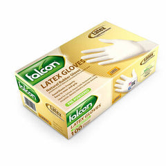 FALCON LATEX GLOVES POWDER FREE LARGE