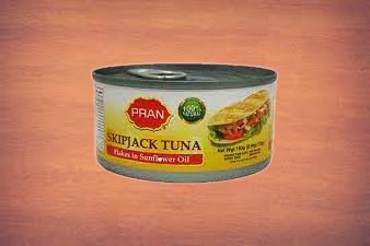 Pran Skipjack Tuna Flakes In Sunflower Oil 185 Gm