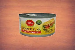 Pran Skipjack Tuna Flakes In Sunflower Oil 185 Gm