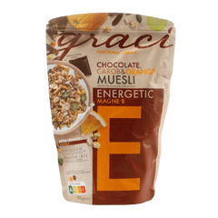 Graci Fucnctional Chocolate Carob And Orange Museli 400gm
