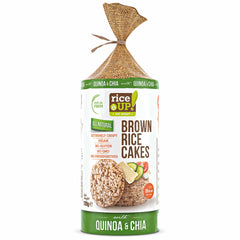 Rice Up Organic Whole Grain Rice Cakes with Chia & Quinoa 120gm
