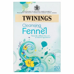 TWININGS CLEANSING FENNEL TEA 20PER PACK